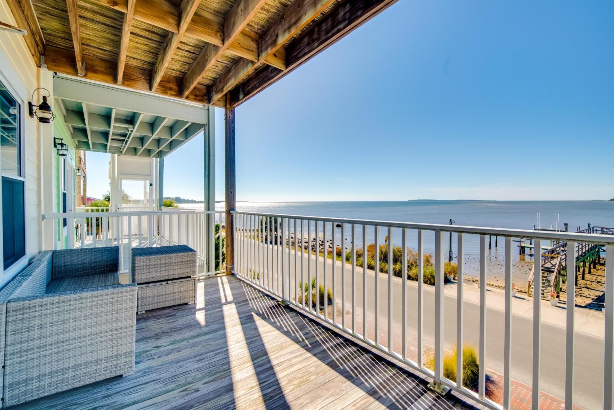 הוילה Oceanfront Oasis In Cedar Key With 2 Balconies! מראה חיצוני תמונה