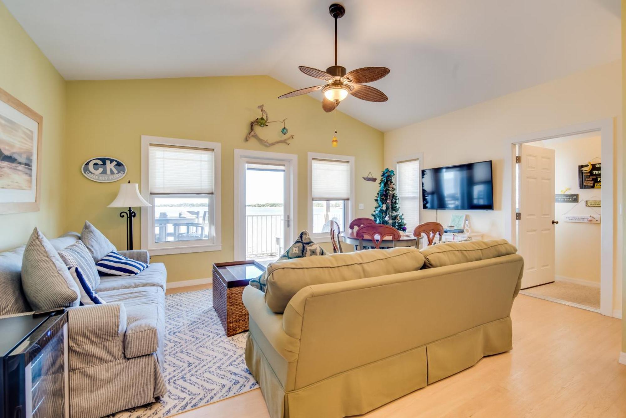 הוילה Oceanfront Oasis In Cedar Key With 2 Balconies! מראה חיצוני תמונה